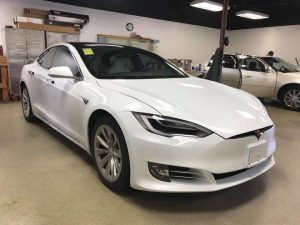 Tesla Model S Clear Bra1