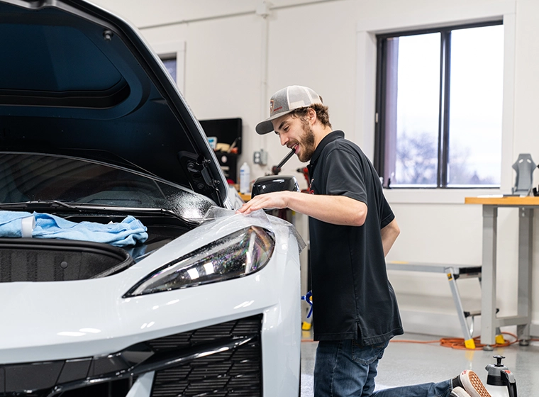 Corvette Paint Protection Film In Minneapolis