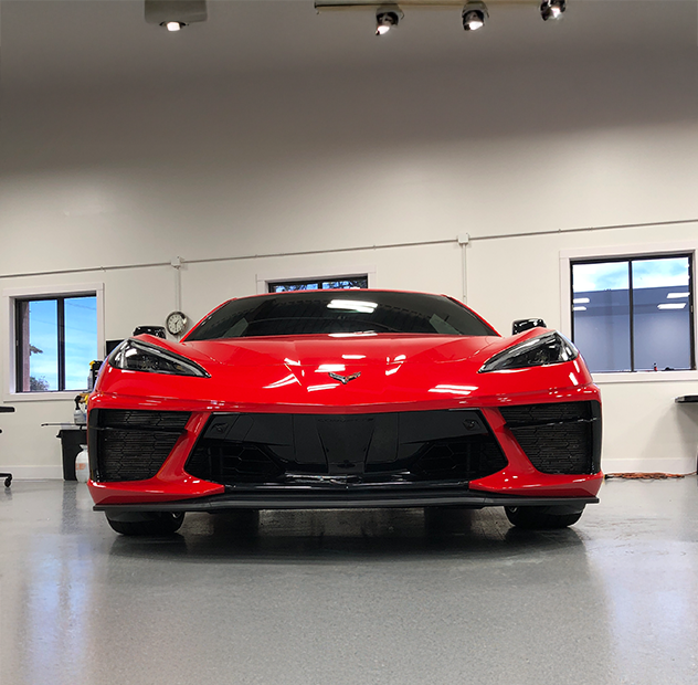 Corvette C8 Paint Protection Film Corvette C8 Paint Protection Film Plymouth