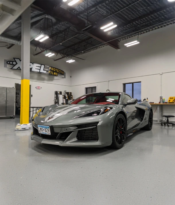 Lámina protectora para la pintura del Corvette Z06