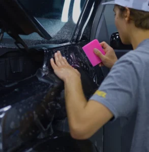 Lámina protectora para la pintura de Porsche