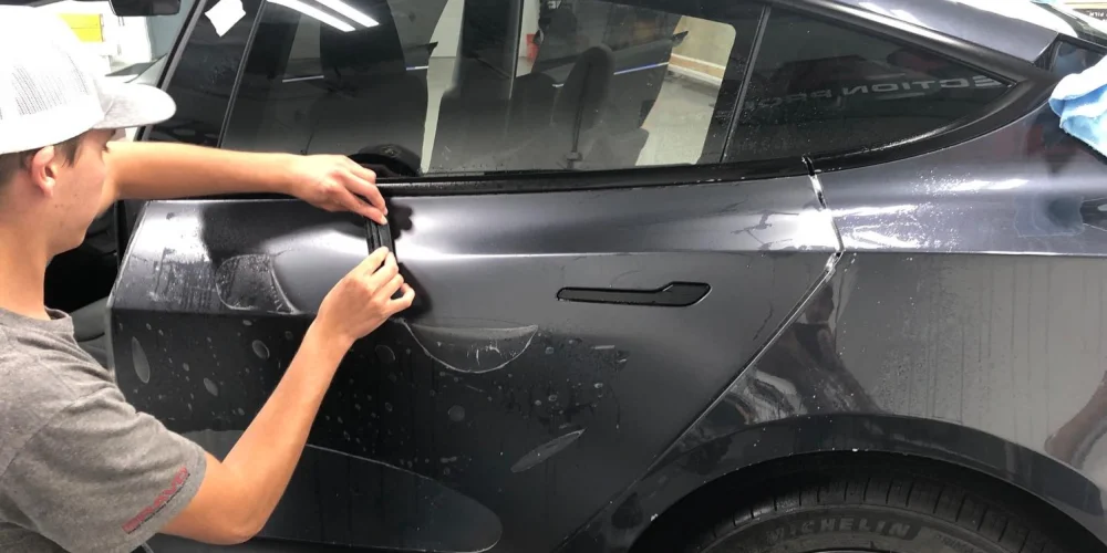 lámina protectora para la pintura